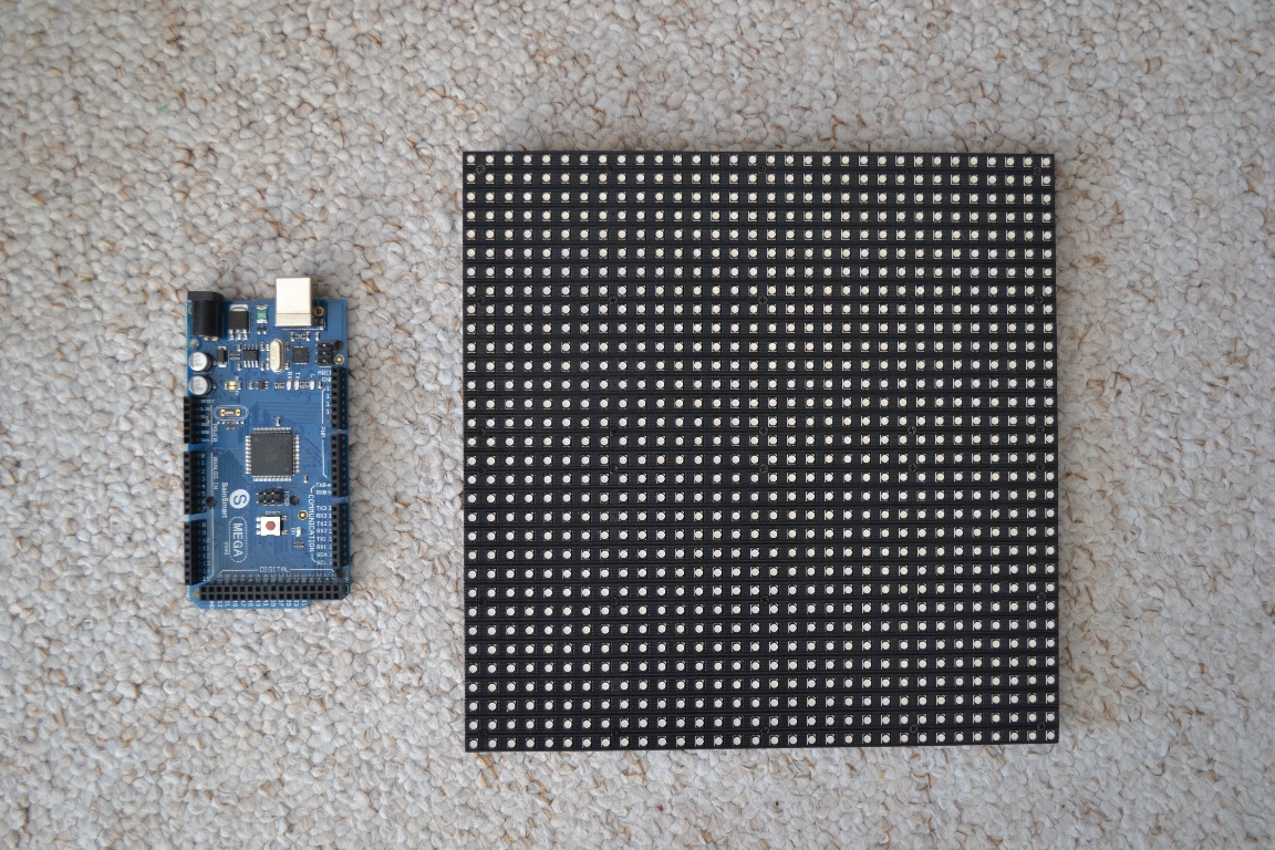 Arduino and RGB LED matrix